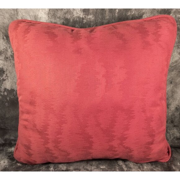 Waverly Burgundy Dark Pink Red Decorative Pillow Cushion - Picture 1 of 3